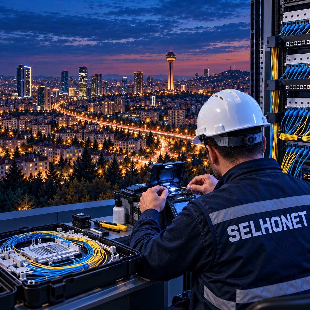 Ankara fiber optik altyapı kurulum çalışması